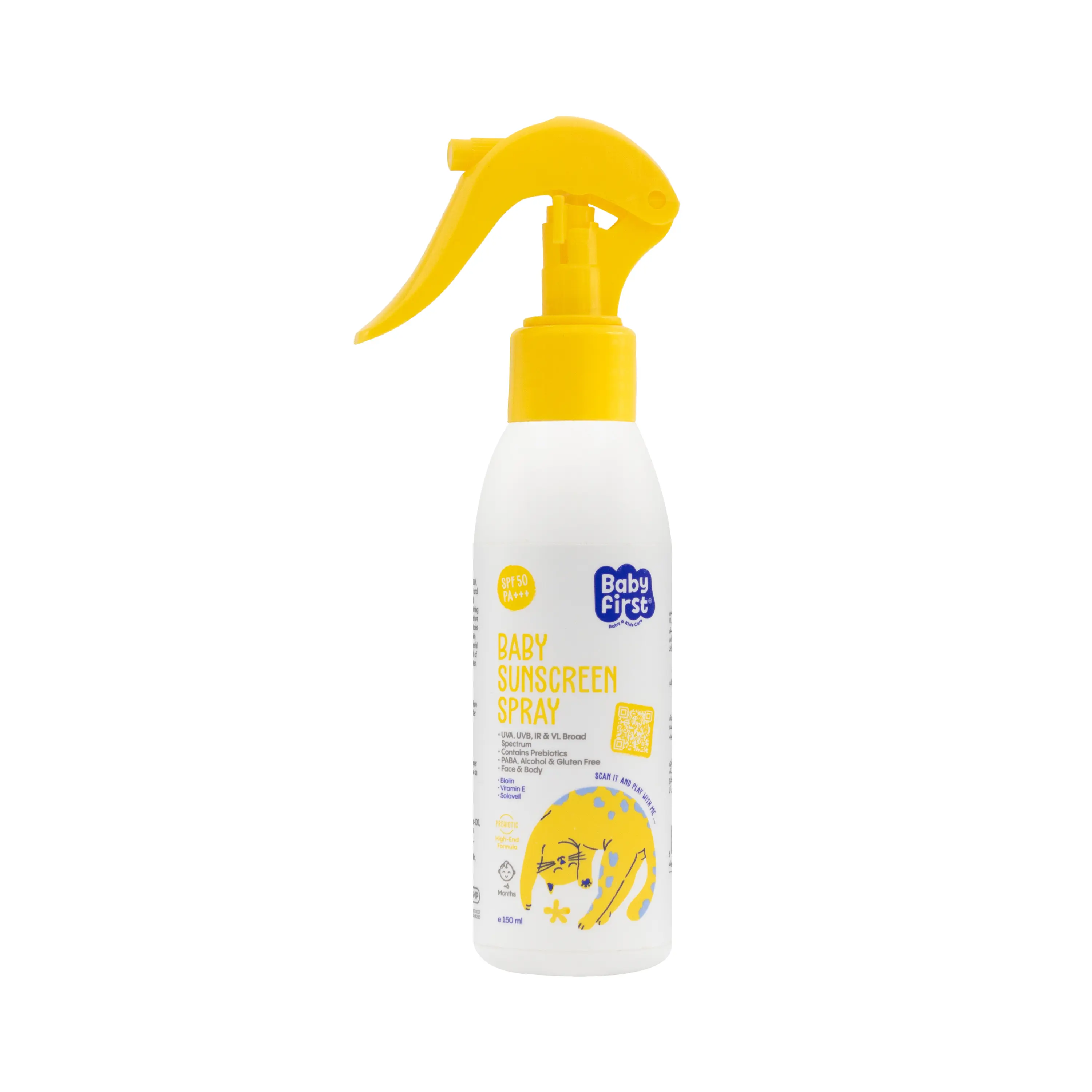 اسپری ضد آفتاب SPF50 کودک 150 میلی لیتر بیبی فرست
